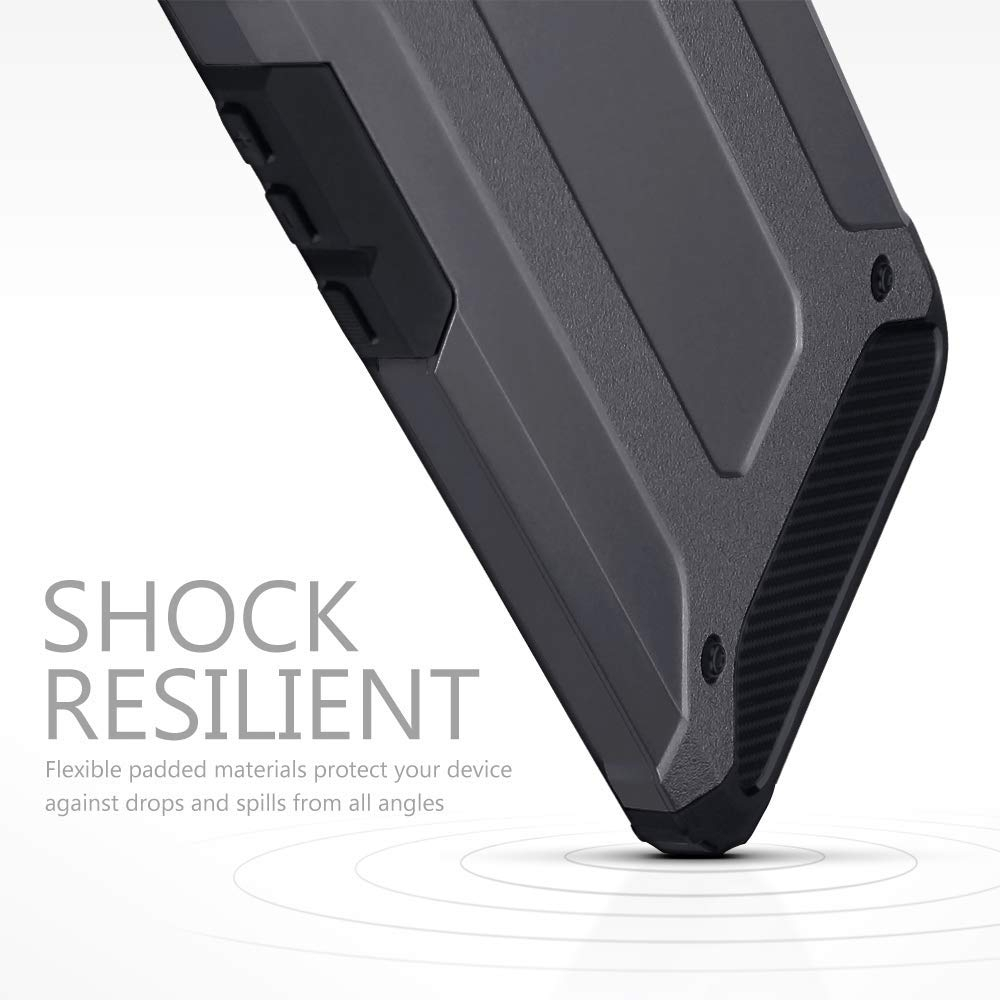 Terrapin Ανθεκτική Θήκη Double Layer Impact Huawei Mate 30 Lite - Gunmetal (131-083-117)