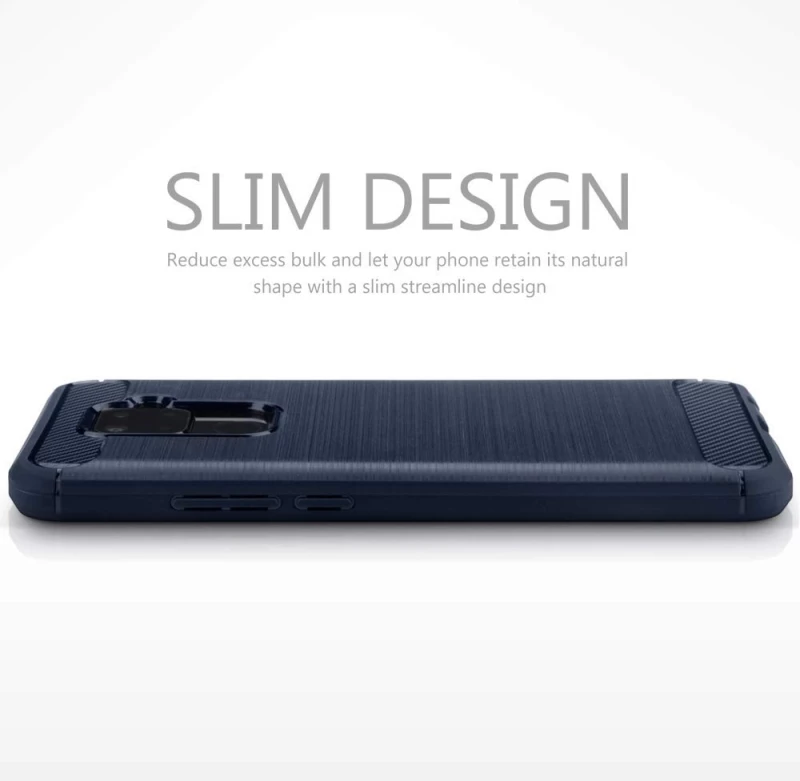 Terrapin Θήκη Σιλικόνης Carbon Fibre Huawei Mate 30 Lite - Blue (118-083-213)