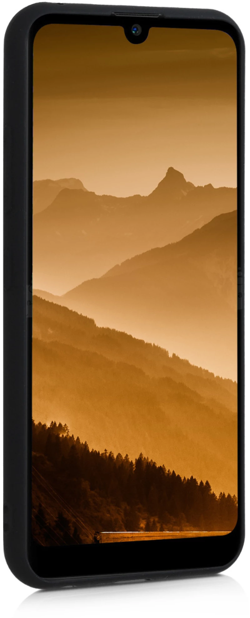 KW Σκληρή Ξύλινη Θήκη LG Q60 - Dark Brown (50518.18)
