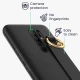 KWmobile Θήκη Σιλικόνης με Λουράκι Λαιμού και Finger Holder - Xiaomi Redmi 9 - Black (57329.01)
