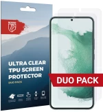Rosso Ultra Clear Screen Protector - Μεμβράνη Προστασίας Οθόνης - Samsung Galaxy S22 Plus 5G  - 2 Τεμάχια (8719246344657)