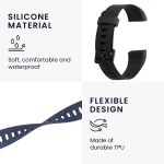 KW Λουράκι Σιλικόνης Realme Band 1 - 2 Τεμάχια - Black / Dark Blue (58173.01)