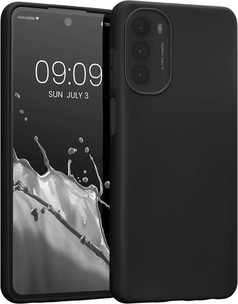 KWmobile Θήκη Σιλικόνης Motorola Moto G62 5G - Black (59171.47)