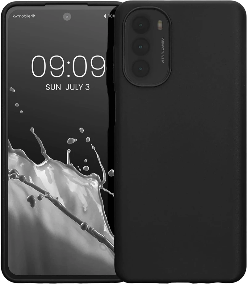 KWmobile Θήκη Σιλικόνης Motorola Moto G62 5G - Black (59171.47)