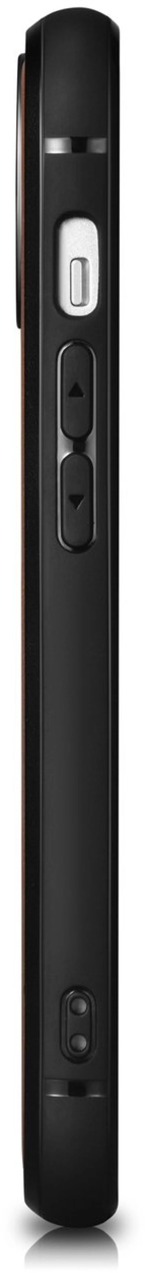 iCarer Oil Wax Leather Cover - Δερμάτινη Θήκη με TPU Bumper - Apple iPhone 14 Plus - Black (WMI14220719-BK)