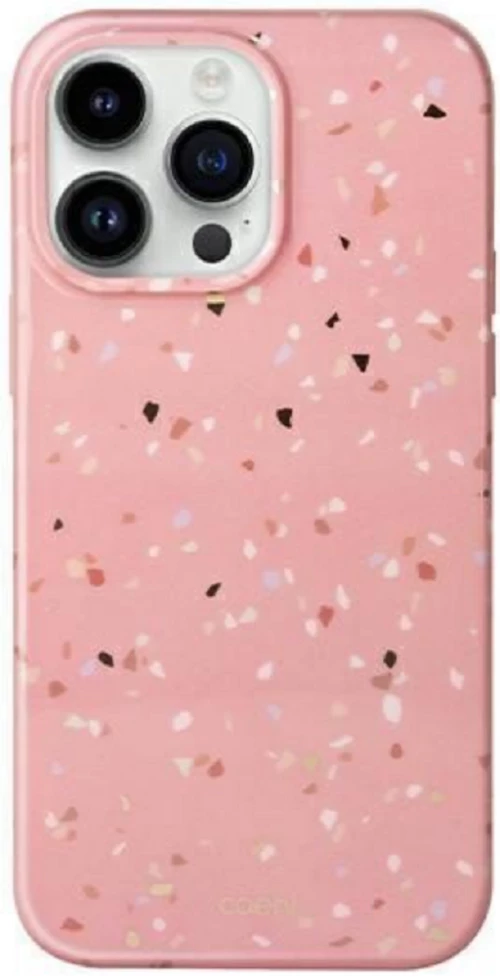 Uniq Coehl Terrazzo - Ανθεκτική Θήκη Superior Hybrid - Apple iPhone 14 Pro - Coral Pink (UNIQ-IP6.1P(2022)-TEZCPK)