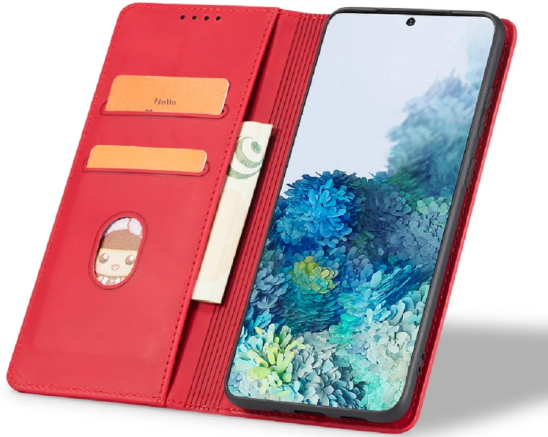 Bodycell Θήκη - Πορτοφόλι Samsung Galaxy S23 Plus - Red (5206015019791)