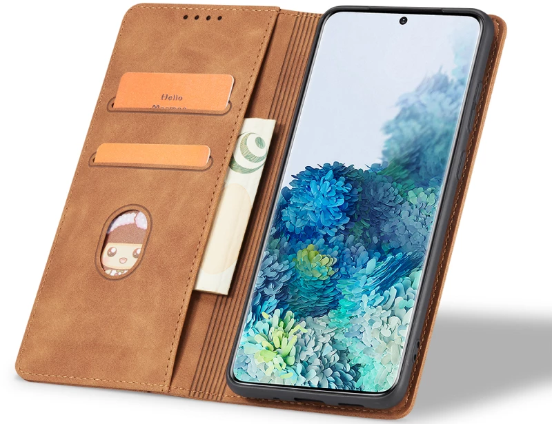 Bodycell Θήκη - Πορτοφόλι Samsung Galaxy A54 - Brown (5206015022302)