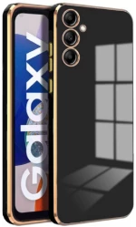 Bodycell Gold Plated - Θήκη Σιλικόνης Samsung Galaxy A14 - Black (5206015069406)