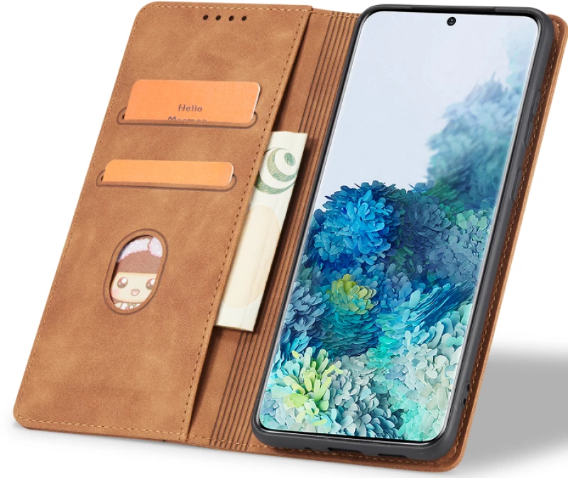 Bodycell Θήκη - Πορτοφόλι Xiaomi Redmi A2 - Brown (5206015021879)