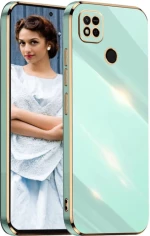 Bodycell Gold Plated - Θήκη Σιλικόνης Xiaomi Redmi 10A - Mint Green (5206015070228)