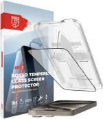 Rosso Tempered Glass - FullFace Αντιχαρακτικό Προστατευτικό Γυαλί Οθόνης Apple iPhone 15 Pro (8719246407079)