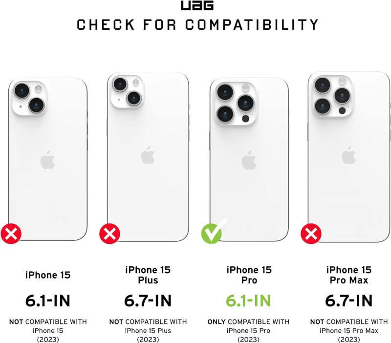 UAG Monarch - Ανθεκτική Θήκη Apple iPhone 15 Pro - Carbon Fiber (114278114242)