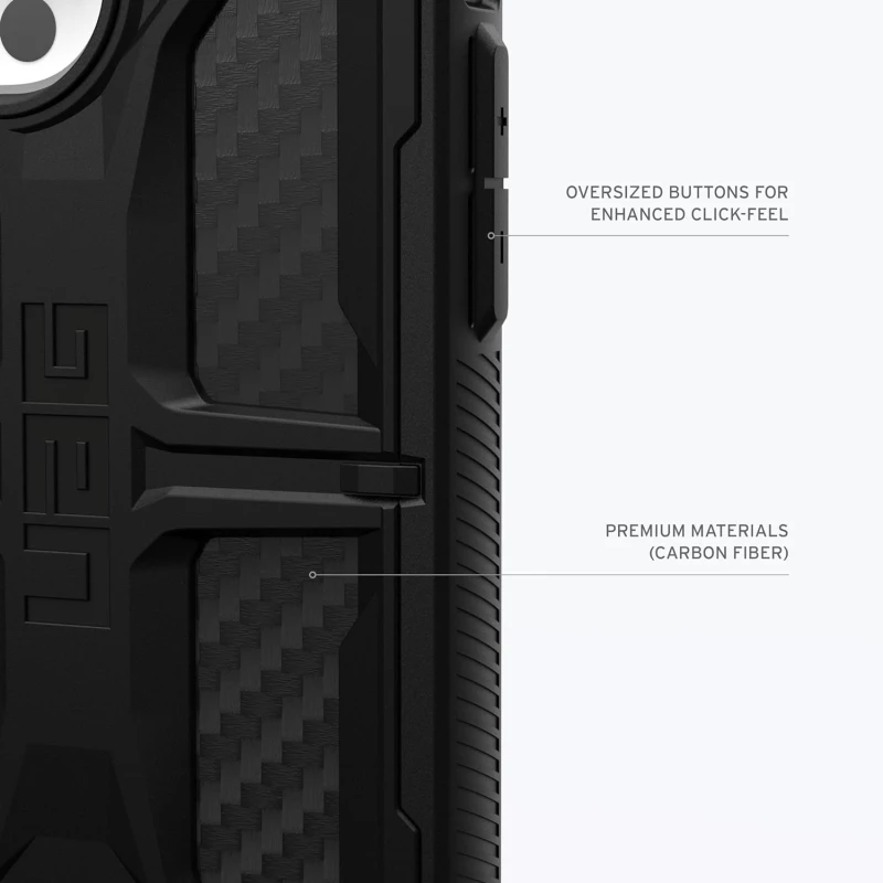 UAG Monarch - Ανθεκτική Θήκη Apple iPhone 15 Pro - Carbon Fiber (114278114242)