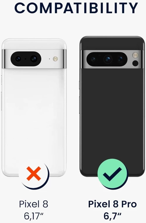 KWmobile Soft Slim Flexible Rubber Cover with Camera Protector - Θήκη Σιλικόνης Google Pixel 8 Pro με Πλαίσιο Κάμερας - Winter Rose (61860.193)