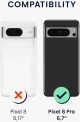 KWmobile Soft Slim Flexible Rubber Cover with Camera Protector - Θήκη Σιλικόνης Google Pixel 8 Pro με Πλαίσιο Κάμερας - Winter Rose (61860.193)