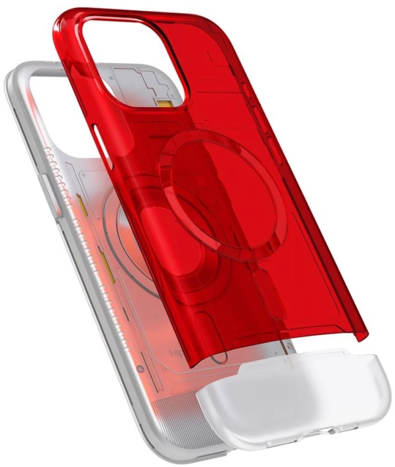 Spigen Classic C1 MagFit - Ανθεκτική Σκληρή Θήκη MagSafe - Apple iPhone 15 Pro - Ruby (ACS06744)