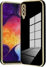 Bodycell Gold Plated - Θήκη Σιλικόνης Samsung Galaxy A50 / A30s - Black (5206015071232)