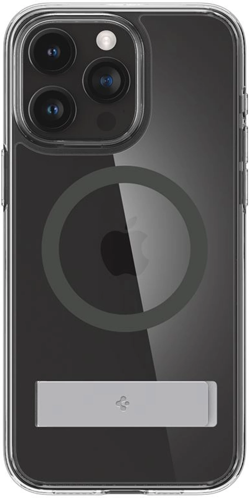 Spigen Ultra Hybrid S MagFit - Διάφανη Θήκη MagSafe - Apple iPhone 15 Pro Max - Graphite (ACS06584)