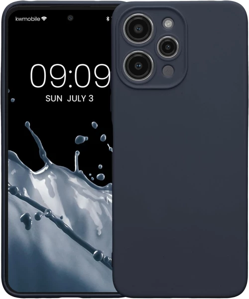 KWmobile Θήκη Σιλικόνης Xiaomi Redmi 12 με Πλαίσιο Κάμερας - Deep Ocean (61879.182)