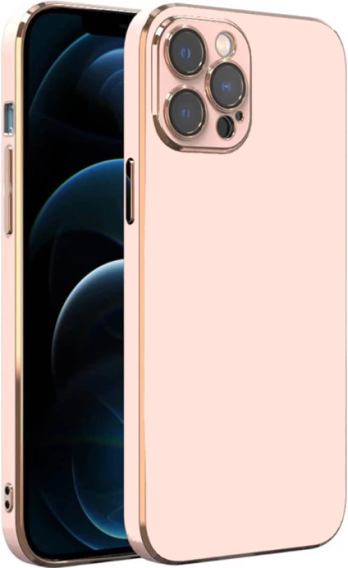 Bodycell Gold Plated - Θήκη Σιλικόνης Apple iPhone 14 Pro - Pink (5206015070686)
