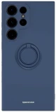 Spacecase Silicone Ring - Θήκη Σιλικόνης με Μεταλλικό Μαγνητικό Ring Holder - Samsung Galaxy S23 Ultra - Blue (5905719014308)