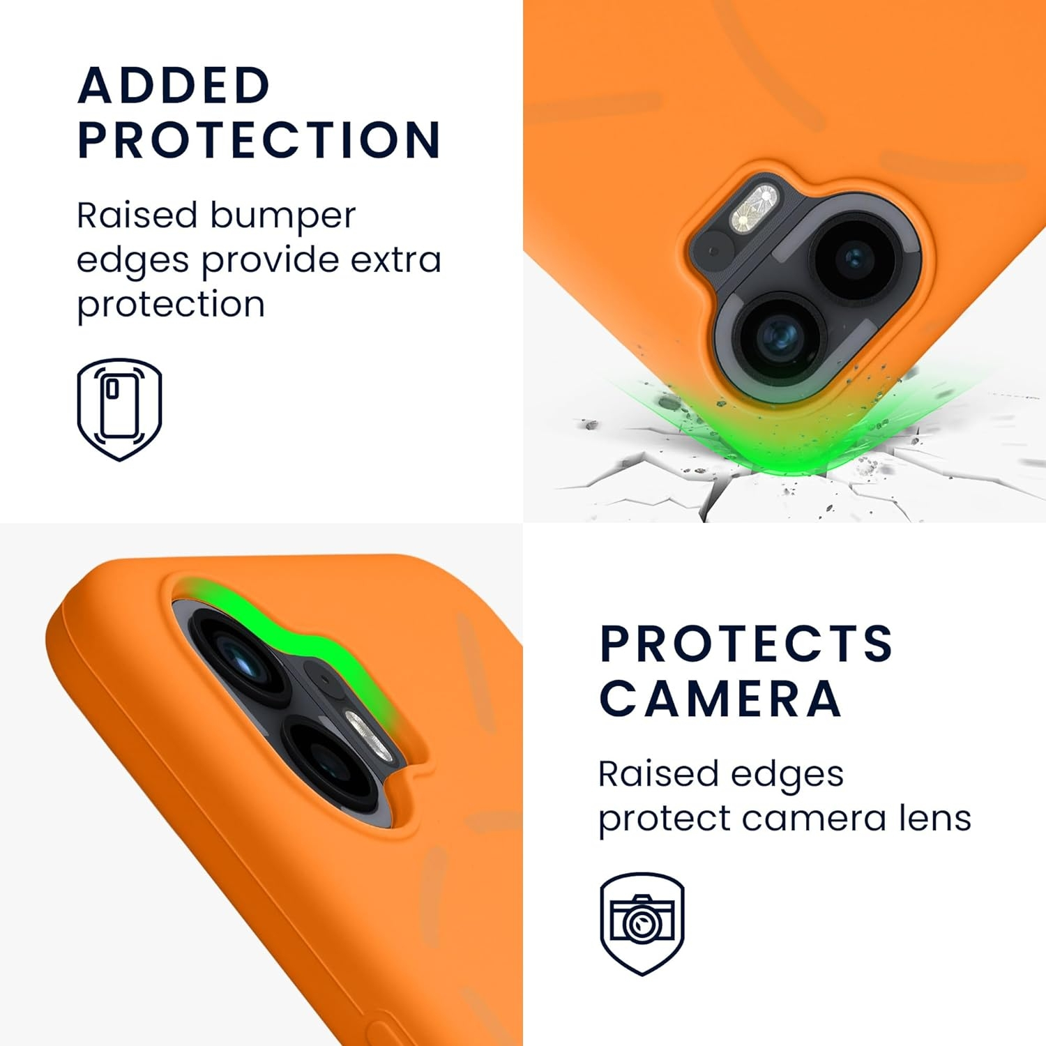 KWmobile Soft Flexible Rubber Cover - Θήκη Σιλικόνης Nothing Phone 2 - Fruity Orange (61746.150)