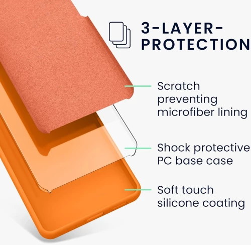 KWmobile Soft Flexible Rubber Cover - Θήκη Σιλικόνης Nothing Phone 2 - Fruity Orange (61746.150)