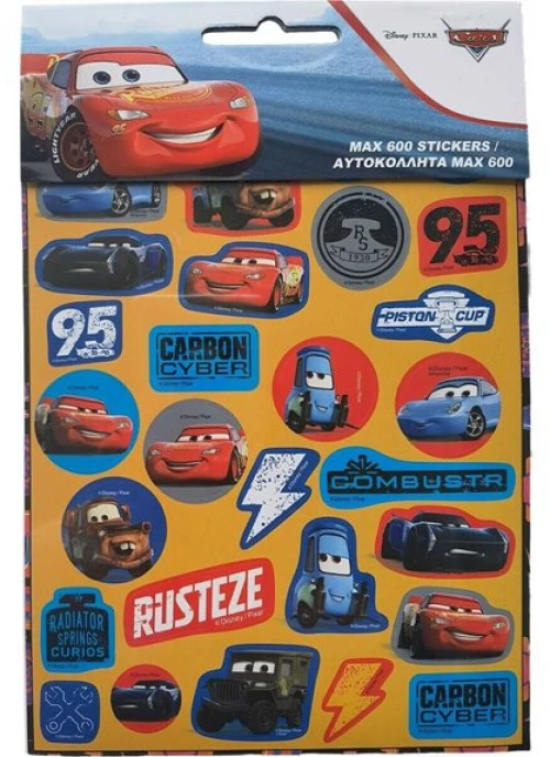 GIM Αυτοκολλητα Max Stickers 600 Cars - 772-16979