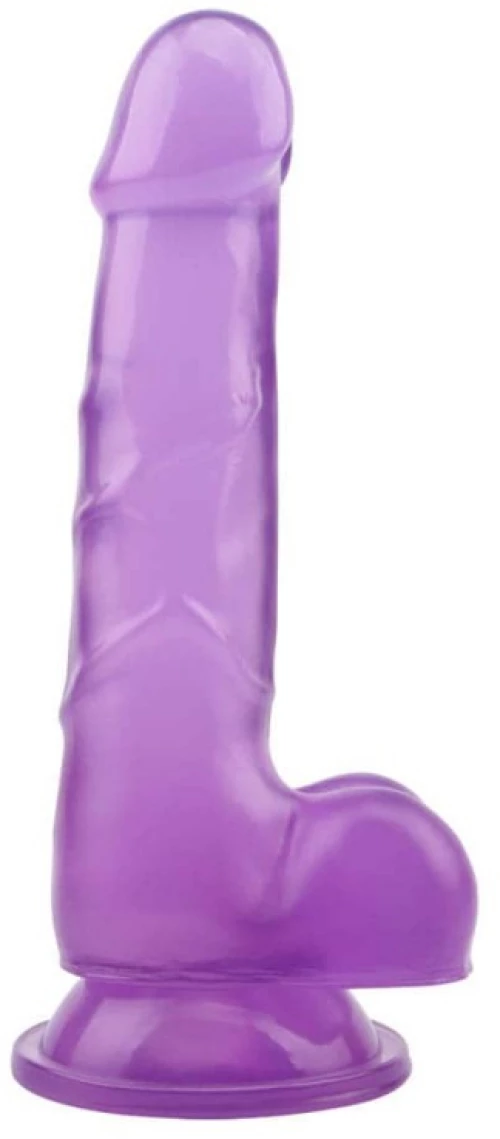Jelly Dildo Chisa Hi-Rubber 19.5cm Μοβ