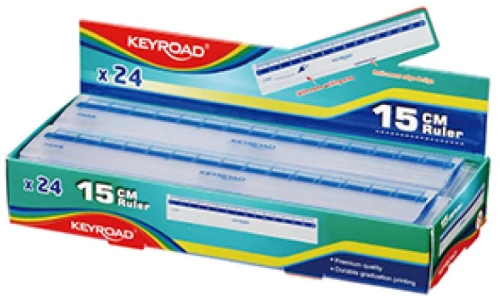 Χάρακας Πλαστικός Keyroad 15cm 971608
