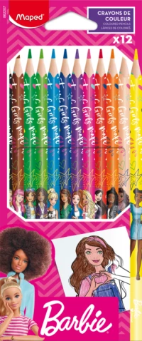 Ξυλομπογιές Maped Barbie 12τμχ 862207
