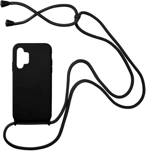 Θήκη Σιλικόνης με Κορδόνι CarryHang Sonique Samsung Galaxy A13 4G Μαύρο - Sonique - Μαύρο - Galaxy A13 4G - Θήκες Πλάτης