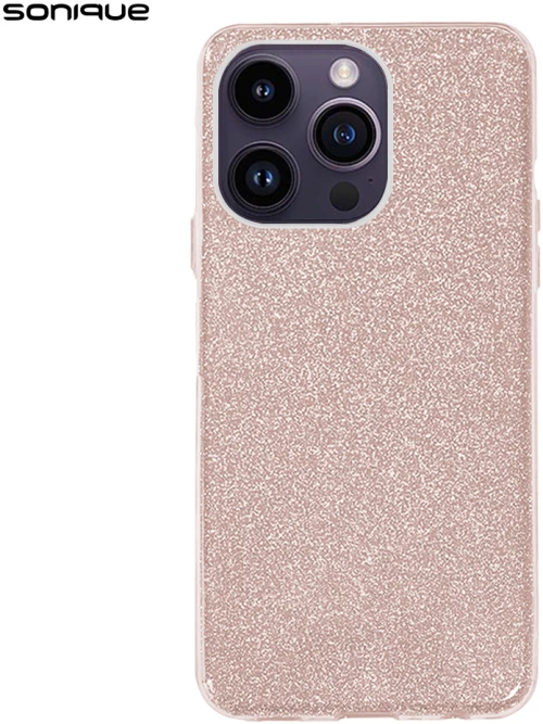 Θήκη Σιλικόνης Sonique Shiny Apple iPhone 13 Pro Max Ροζ - Sonique - Ροζ - iPhone 13 Pro Max - Θήκες Πλάτης