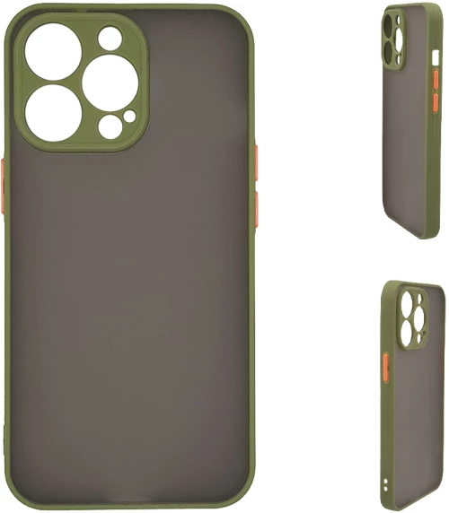 Θήκη Σιλικόνης Color Button Bumper Sonique Apple iPhone 15 Pro Πράσινο Ανοιχτό - Sonique - Πράσινο Ανοιχτό - iPhone 15 Pro - Θήκες Πλάτης