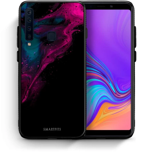 Watercolor Pink Black - Samsung Galaxy A9 case