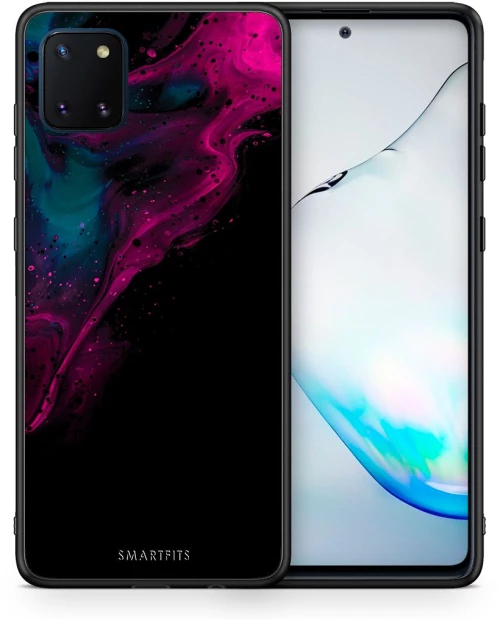 Watercolor Pink Black - Samsung Galaxy Note 10 Lite case