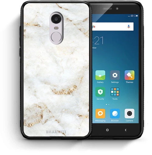White Gold Marble - Xiaomi Redmi Note 4 / 4X case