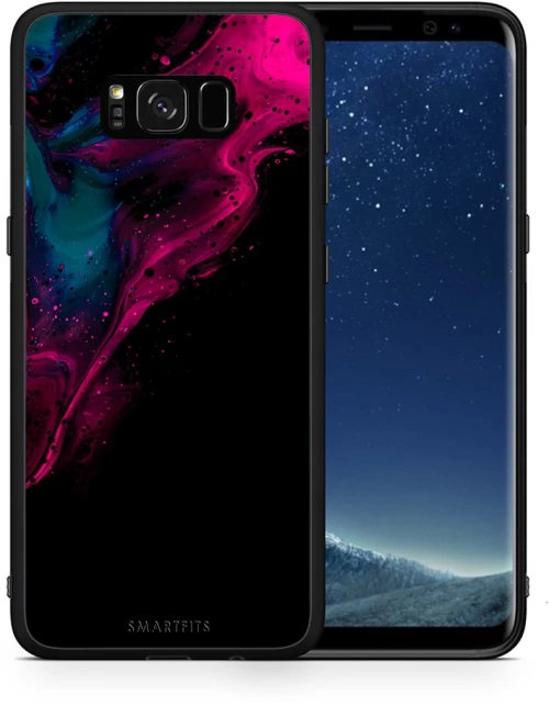Watercolor Pink Black - Samsung Galaxy S8 case