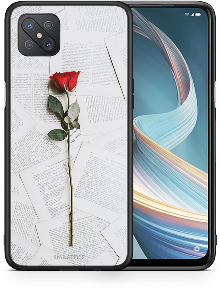 Red Rose - Oppo Reno4 Z 5G / A92s θήκη