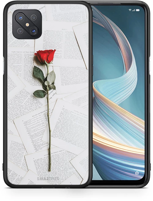 Red Rose - Oppo Reno4 Z 5G / A92s θήκη