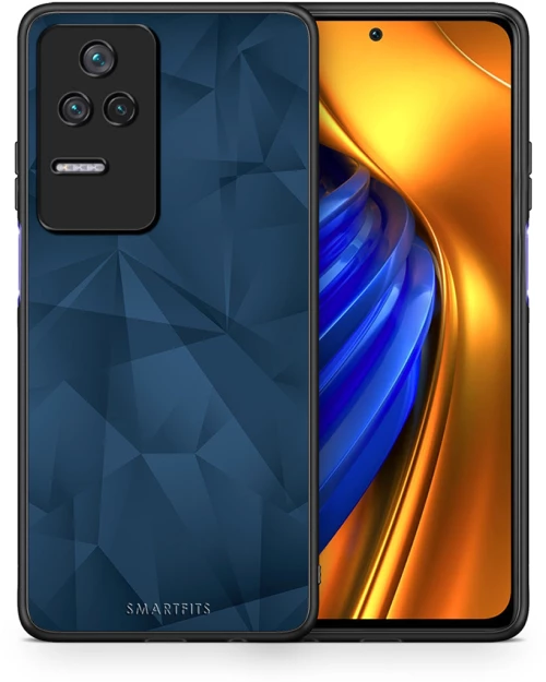 Geometric Blue Abstract - Xiaomi Poco F4 / Redmi K40S case