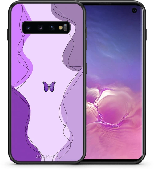Purple Mariposa - Samsung Galaxy S10+ case