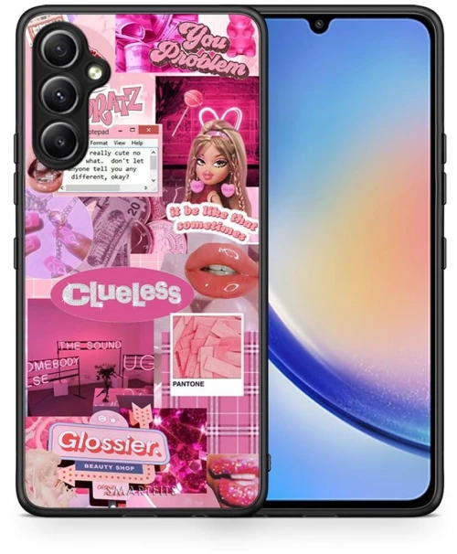 Pink Love - Samsung Galaxy A34 θήκη