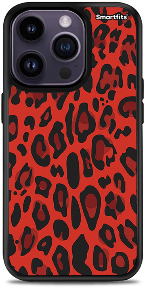 Animal Red Leopard - iPhone 15 Pro θήκη