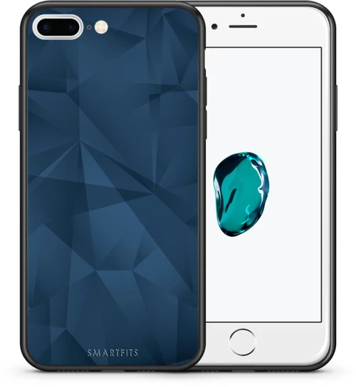 Geometric Blue Abstract - iPhone 7 Plus / 8 Plus case