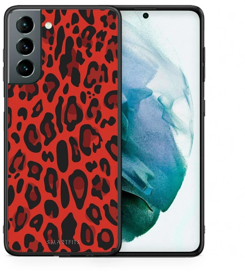 Animal Red Leopard - Samsung Galaxy S21 case