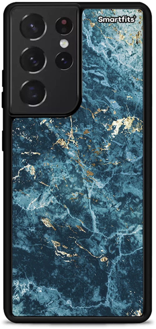 Marble Blue - Samsung Galaxy S21 Ultra case