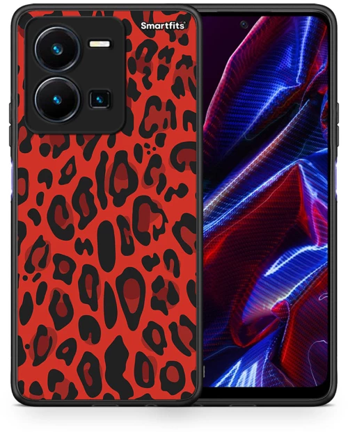 Animal Red Leopard - Vivo Y35 5G θήκη