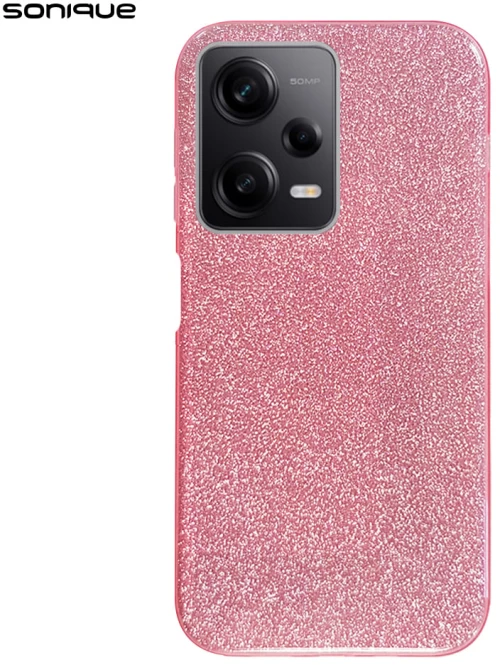 Θήκη Σιλικόνης Sonique Shiny Xiaomi Redmi Note 12 Pro 5G / Poco X5 Pro 5G Ροζ - Sonique - Ροζ - Poco X5 Pro 5G, Redmi Note 12 Pro 5G - Θήκες Πλάτης